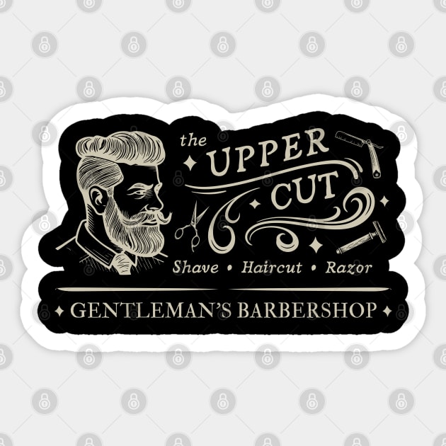 The Upper Cut Barbershop Sticker by Timeless Chaos